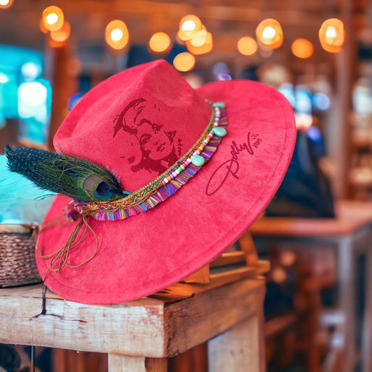 Dolly Western Style Rancher Hat Burnt Hat